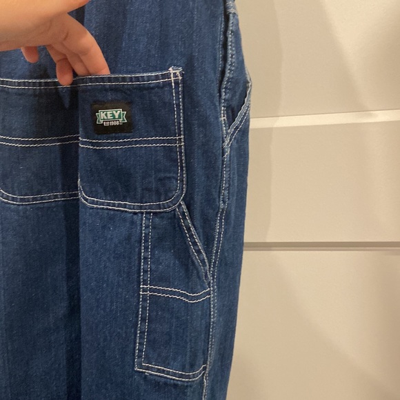 Key established 1908 denim overalls size 5 great for boys and girls 💕 - Picture 6 of 8